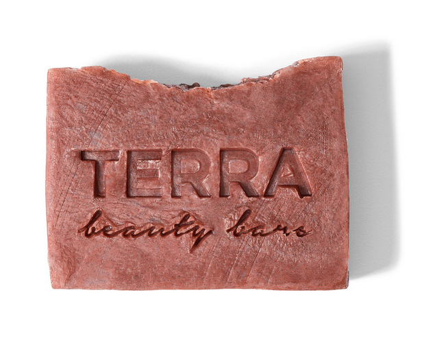 Solid Naked rose facial beauty bar with reship and Brazilian rose clay, 4oz