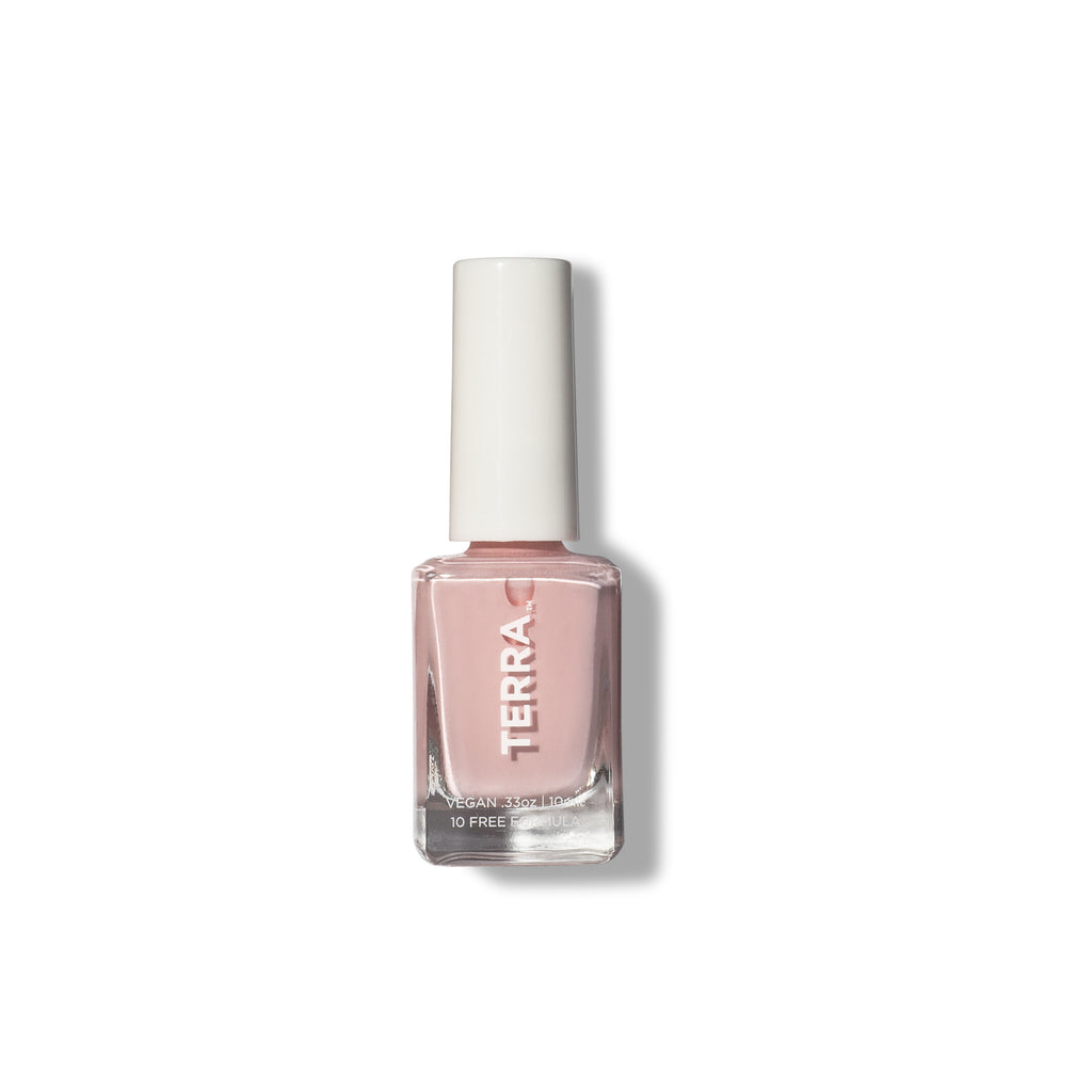 No. 8 Soft Pink - Terra Beauty Bars bottle with white cap.